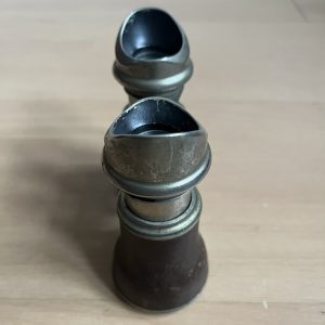 Antique Sporting Field Binoculars Opera Glasses Leather Nickel