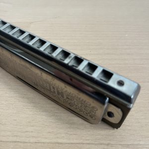 Vintage Super Chromonica M. Hohner Pre War Chromatic Harmonica Key G with Star