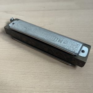 Vintage Super Chromonica M. Hohner Pre War Chromatic Harmonica Key G with Star