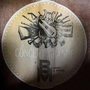 1970s BM Concert Grande Spanish Guitar Solid Top Made in Spain