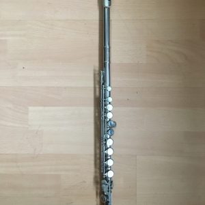 Hernals S100 Flute Tokyo Japan Hard Case, Cloth, Cleaning Rod