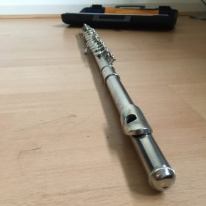 Hernals S100 Flute Tokyo Japan Hard Case, Cloth, Cleaning Rod