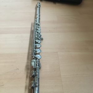 Hernals S100 Flute Tokyo Japan Hard Case, Cloth, Cleaning Rod