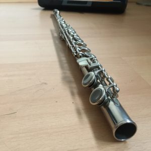 Hernals S100 Flute Tokyo Japan Hard Case, Cloth, Cleaning Rod