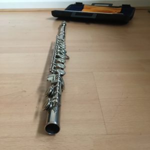 Hernals S100 Flute Tokyo Japan Hard Case, Cloth, Cleaning Rod