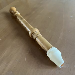 Vintage Schott's C Wooden Descant Recorder Made in England Pat No.692491