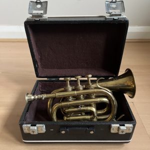 Besson Pocket trumpet with case