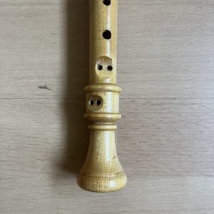 Vintage Schott's C Wooden Descant Recorder Made in England Pat No.692491