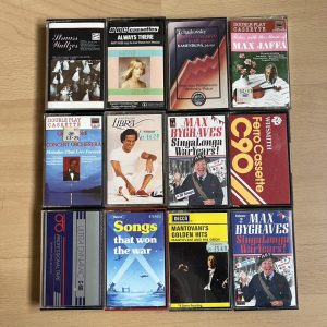 Vintage 1980s Cassette Tape Music Storage Box