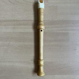 Vintage Schott's C Wooden Descant Recorder Made in England Pat No.692491