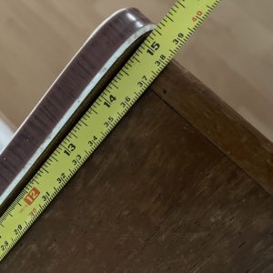 Mid-Century Modern Vinyl Record Storage Cabinet Glass Doors