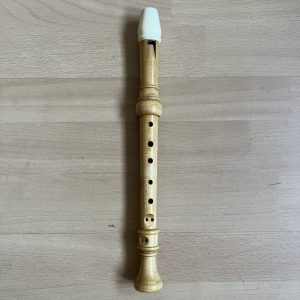 Vintage Schott's C Wooden Descant Recorder Made in England Pat No.692491