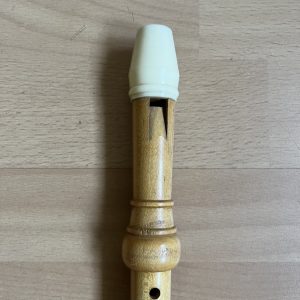Vintage Schott's C Wooden Descant Recorder Made in England Pat No.692491