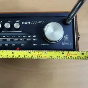 Roberts R24 Portable Transistor Radio 1983–86 MW LW UHF