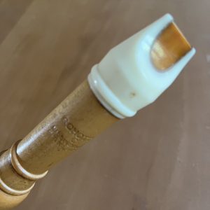 Vintage Schott's C Wooden Descant Recorder Made in England Pat No.692491