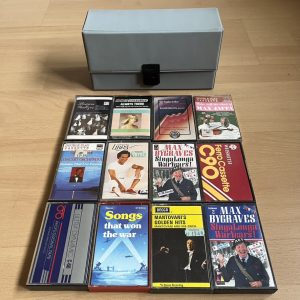 Vintage 1980s Cassette Tape Music Storage Box