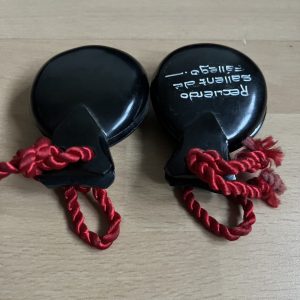 Spanish Castanets Beautifully Hand Painted Bull Flamenco Dancer Spain