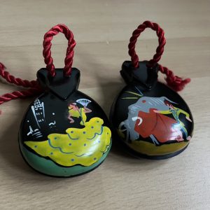 Spanish Castanets Beautifully Hand Painted Bull Flamenco Dancer Spain