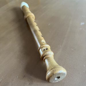 Vintage Schott's C Wooden Descant Recorder Made in England Pat No.692491