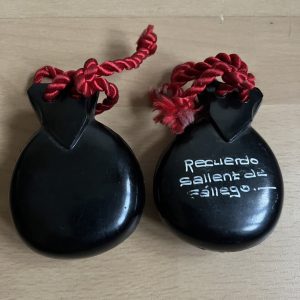 Spanish Castanets Beautifully Hand Painted Bull Flamenco Dancer Spain