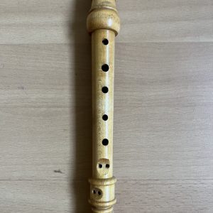 Vintage Schott's C Wooden Descant Recorder Made in England Pat No.692491