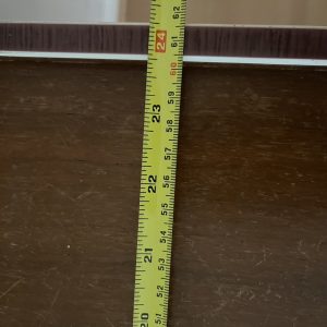 Mid-Century Modern Vinyl Record Storage Cabinet Glass Doors