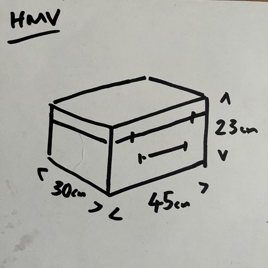 HMV 2001 His Master's Voice Three Speed Record Player 1955