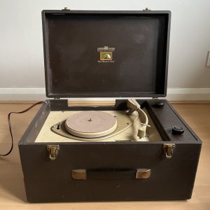 HMV 2001 His Master's Voice Three Speed Record Player 1955