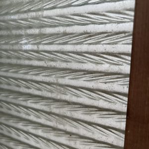 Vintage washboard percussion wood and glass