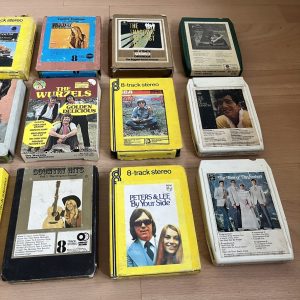 8-Track Cassettes 18 Job Lot