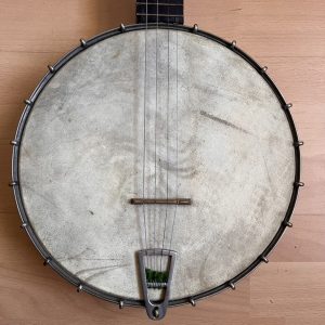 1920s British 4-String Tenor Banjo cased