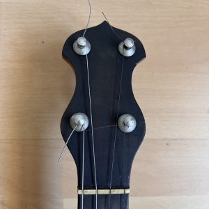 1920s British 4-String Tenor Banjo cased