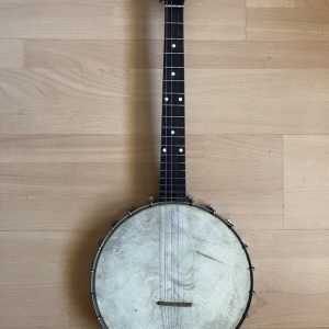 1920s British 4-String Tenor Banjo cased