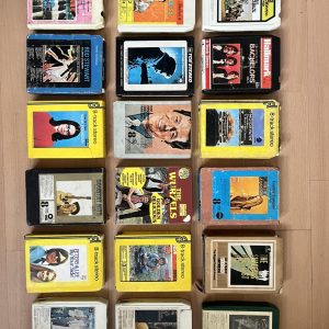 8-Track Cassettes 18 Job Lot