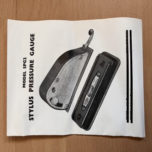 Garrard Pickup Stylus Pressure Gauge Type SPG2