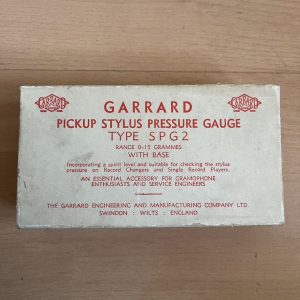 Garrard Pickup Stylus Pressure Gauge Type SPG2