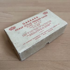 Garrard Pickup Stylus Pressure Gauge Type SPG2