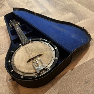 Banjo Mandolin British Made Cased Early 20th Century