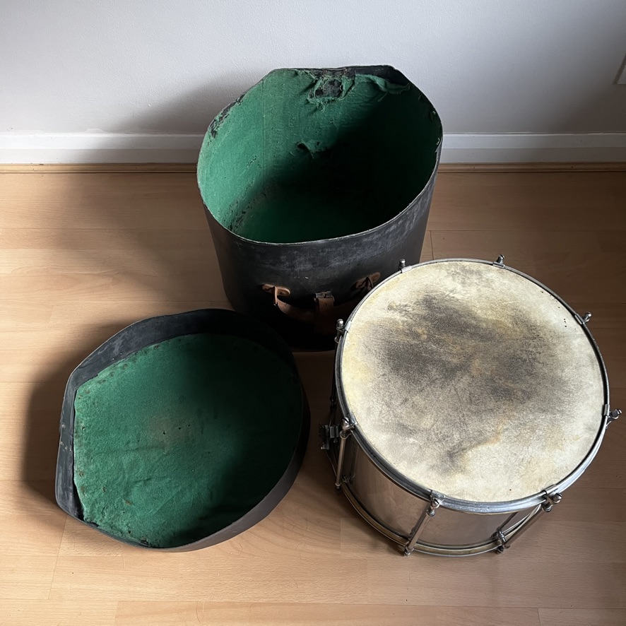 Ajax Boosey & Hawkes 14" Snare Drum 1935-1940s