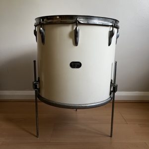 Vintage Olympic Concert Floor Tom 16" x 15" White Duroplastic 1950s/60s England