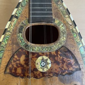 Ornate Neapolitan Mandolin late 1890s with case