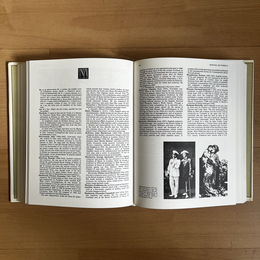 1986 Collins Encyclopedia of Music by Sir Jack Westrup