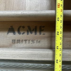 Vintage ACME Washboard Solid Wood & Glass Percussion Instrument