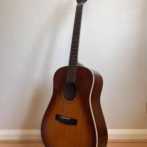 1980s Vintage Harmony H6850S Acoustic Guitar Handcrafted in Korea