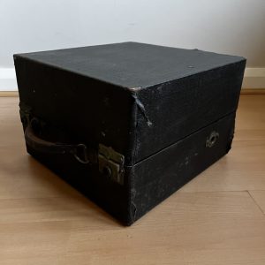 Vintage 1914+ Decca Trench Type Portable Gramophone Cased Hand-Cranked 78rpm