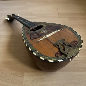 Ornate Neapolitan Mandolin late 1890s with case