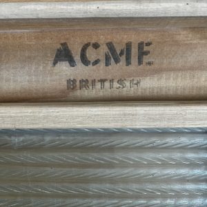 Vintage ACME Washboard Solid Wood & Glass Percussion Instrument