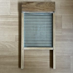 Vintage ACME Washboard Solid Wood & Glass Percussion Instrument