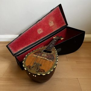 Ornate Neapolitan Mandolin late 1890s with case