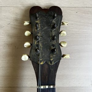 Ornate Neapolitan Mandolin late 1890s with case
